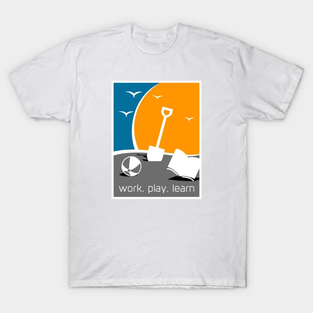 Holiday in beach T-Shirt by Toogoo